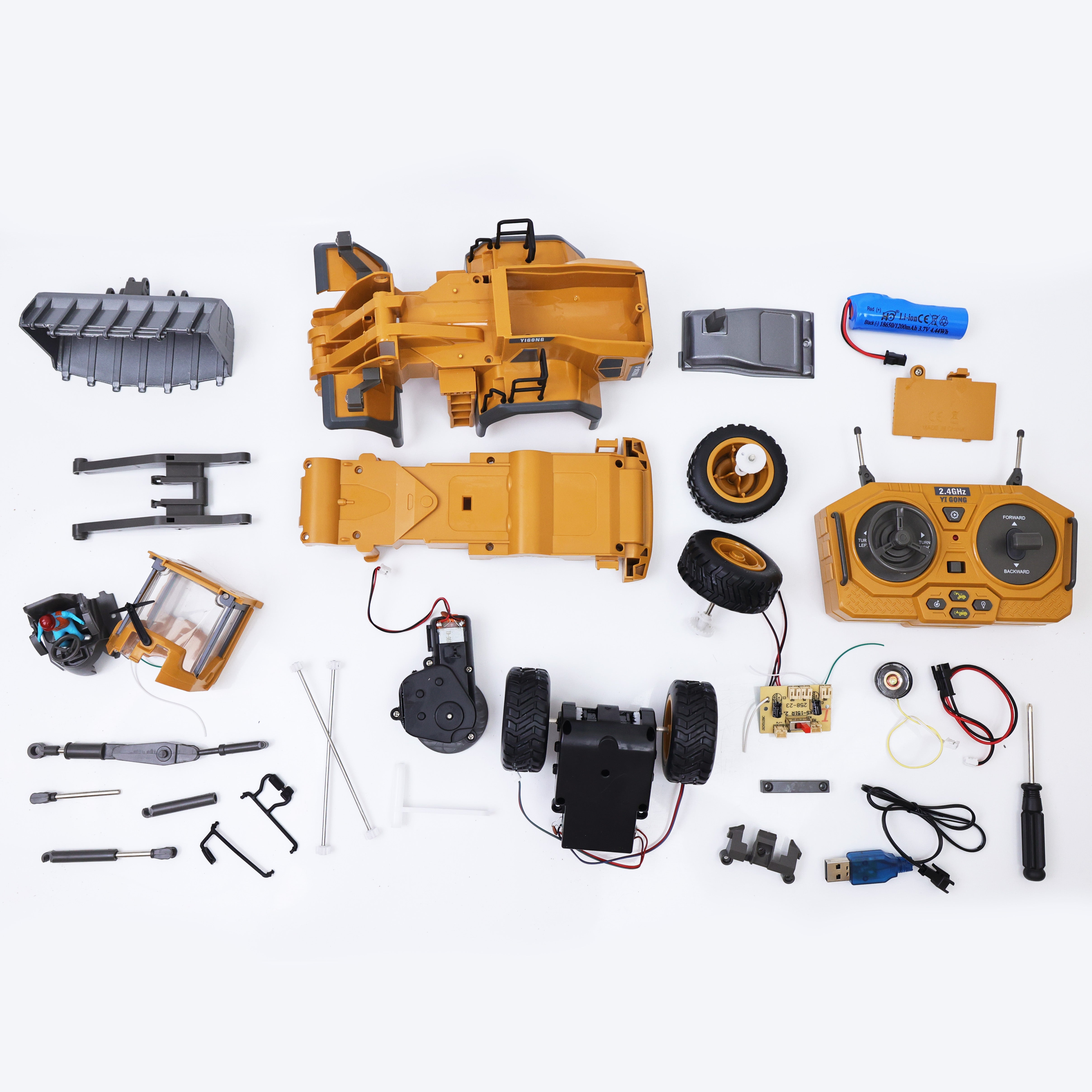 YIGONG YG258G RC WHEEL LOADER SPARE PARTS