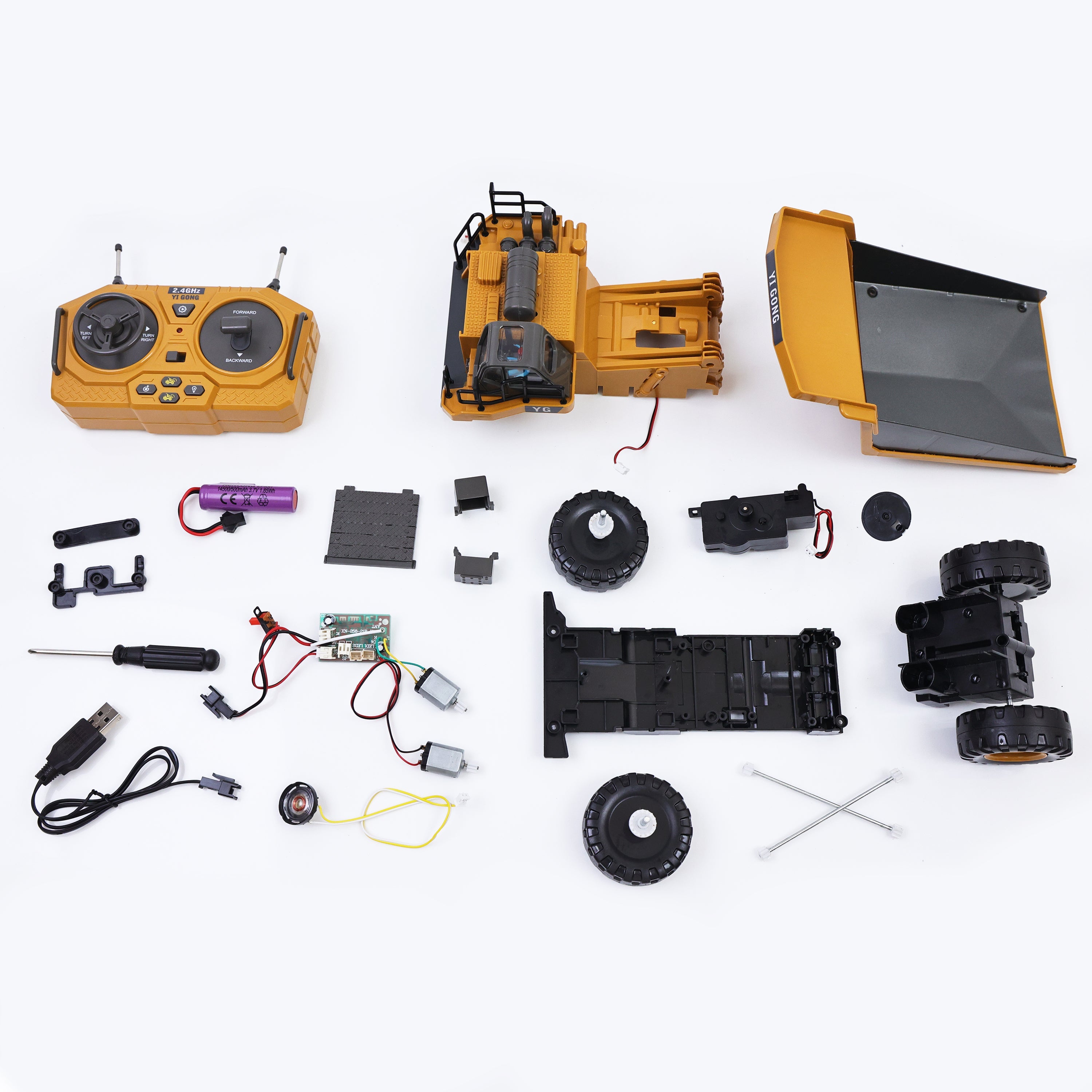 YIGONG YG258E RC DUMP TRUCK SPARE PARTS