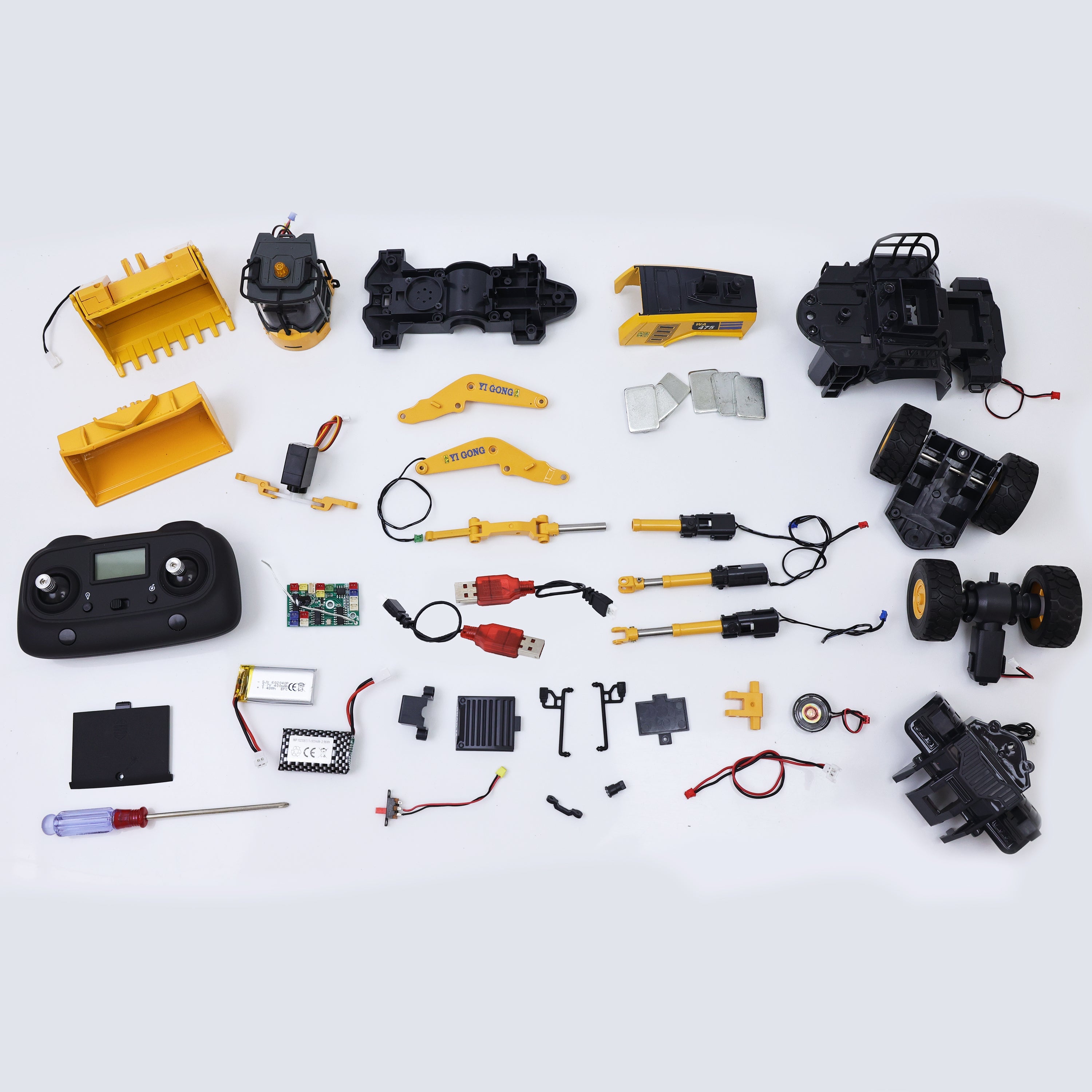 YIGONG WA475 RC WHEEL LOADER SPARE PARTS
